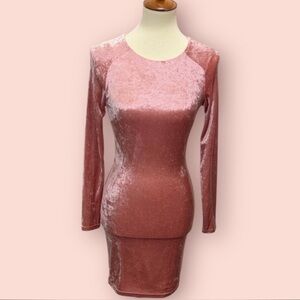 Bebe Velvet Rose Bodycon dress 🌹